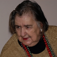 03/12/2007 Milano La poetessa Alda Merini alla FNAC, per una serata in suo onore.