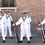 Foto Nicoloro G.   20/07/2022    Ravenna  Cerimonia in occasione del 157° anniversario del Corpo delle Capitanerie di porto. nella foto immagine dello schieramento durante la crimonia.