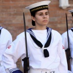 Foto Nicoloro G.   20/07/2022    Ravenna  Cerimonia in occasione del 157° anniversario del Corpo delle Capitanerie di porto. nella foto particolari durante la cerimonia.