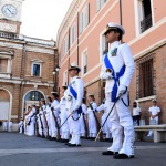 Foto Nicoloro G.   20/07/2022    Ravenna  Cerimonia in occasione del 157° anniversario del Corpo delle Capitanerie di porto. nella foto immagine dello schieramento durante la cerimonia.