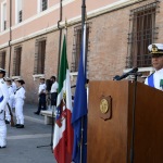 Foto Nicoloro G.   20/07/2022    Ravenna  Cerimonia in occasione del 157° anniversario del Corpo delle Capitanerie di porto. nella foto il capitano di Vascello Francesco Cimmino, comandante del Porto di Ravenna e della Direzione marittima dell' Emilia-Romagna.