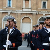 Foto Nicoloro G.  10/05/2015  Ravenna    Diciannovesimo raduno nazionale dei Marinai d' Italia. nella foto  marinai del battaglione San Marco.