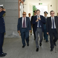 Foto Nicoloro G. 26/05/2017 Ravenna 2° Forum Nazionale sulla sicurezza nei Porti. nella foto l' arrivo del ministro Graziano Delrio.