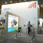 Foto Nicoloro G.   07/11/2023   Rimini   26° edizione di Ecomondo, evento internazionale di riferimento in Europa e nel bacino del Mediterraneo per la tecnologia, i servizi e le soluzioni nei settori dell' Economia Verde e Circolare. nella foto uno degli stand presenti all' evento.