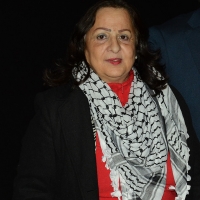 Foto Nicoloro G. 14/12/2018 Riccione ( Rimini ) Terza giornata del 27° Congresso Nazionale FIOM-CGIL. nella foto Mai Alkaila, ambasciatrice in Italia dello Stato di Palestina.