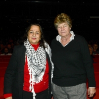 Foto Nicoloro G. 14/12/2018 Riccione ( Rimini ) Terza giornata del 27° Congresso Nazionale FIOM-CGIL. nella foto Mai Alkaila, ambasciatrice in Italia dello Stato di Palestina, a sinistra, e Susanna Camusso, segretaria generale CGIL.