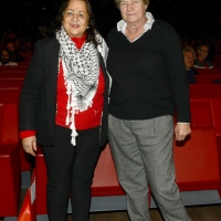 Foto Nicoloro G. 14/12/2018 Riccione ( Rimini ) Terza giornata del 27° Congresso Nazionale FIOM-CGIL. nella foto Mai Alkaila, ambasciatrice in Italia dello Stato di Palestina, a sinistra, e Susanna Camusso, segretaria generale CGIL.