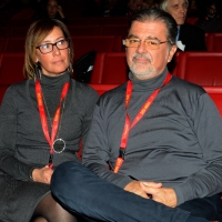 Foto Nicoloro G. 15/12/2018 Riccione ( Rimini ) Ultima giornata del 27° Congresso Nazionale della FIOM-CGIL. nella foto Ilaria Cucchi con il suo avvocato Fabio Anselmo.