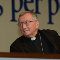 Foto Nicoloro G. 26/08/2017 Rimini Settima ed ultima giornata della 38° edizione del Meeting di Rimini che quest' anno ha come tema ' Quello che tu erediti dai tuoi padri, riguadagnatelo, per possederlo”. nella foto il cardinale Pietro Parolin, Segretario di Stato di Sua Santita'.