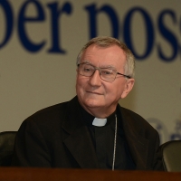 Foto Nicoloro G. 26/08/2017 Rimini Settima ed ultima giornata della 38° edizione del Meeting di Rimini che quest' anno ha come tema ' Quello che tu erediti dai tuoi padri, riguadagnatelo, per possederlo”. nella foto il cardinale Pietro Parolin, Segretario di Stato di Sua Santita'.