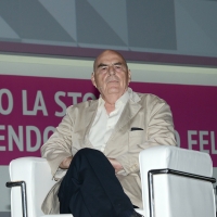 Foto Nicoloro G.   20/08/2018  Rimini   Seconda giornata dell' edizione 2018 del Meeting di C.L. che quest' anno ha per tema ' Le forze che muovono la storia sono le stesse che rendono l' uomo felice '. nella foto il filosofo Salvatore Natoli.