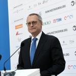 Foto Nicoloro G.   21/08/2021   Rimini    Seconda giornata della 42° edizione del Meeting di Comunione e Liberazione che quest' anno ha per titolo ' Il coraggio di dire io '. nella foto il presidente di Confindustria Carlo Bonomi.