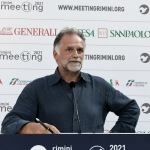 Foto Nicoloro G.   21/08/2021   Rimini    Seconda giornata della 42° edizione del Meeting di Comunione e Liberazione che quest' anno ha per titolo ' Il coraggio di dire io '. nella foto Massimo Garavaglia ministro del Turismo.