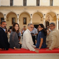 Foto Nicoloro G. 03/09/2011 Venezia Al teatro La Fenice serata finale con premiazione del vincitore del ”Premio Campiello Letteratura” alla sua quarantanovesima edizione. nella foto Andrea Molesini – Maria Pia Ammirati – Ernesto Ferrero – Federica Manzon – Giuseppe Lupo