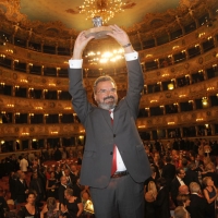 Foto Nicoloro G. 03/09/2011 Venezia Al teatro La Fenice serata finale con premiazione del vincitore del ”Premio Campiello Letteratura” alla sua quarantanovesima edizione. nella foto Andrea Molesini