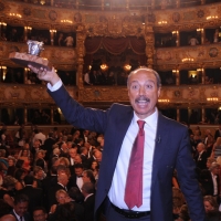 Foto Nicoloro G. 01/09/2012 Venezia Cinquantesima edizione del Premio Campiello promosso e organizzato da Confindustria Veneto. Nella tradizionale sede del teatro La Fenice si è svolta la serata di premiazione del vincitore del Premio Campiello 2012. nella foto Carmine Abate