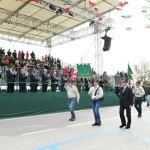 Foto Nicoloro G.   08/05/2022   Rimini  Giornata conclusiva della 93° Adunata Nazionale Alpini che culmina con la sfilata generale 
davanti alle autorita' militari e civili e una folla di spettatori. nella foto la rappresentanza della sezione del Sud Africa.