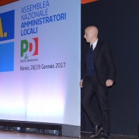 Foto Nicoloro G.   28-29/01/2017   Rimini  Seconda e conclusiva giornata dell' Assemblea nazionale amministratori locali. nella foto il ministro Marco Minniti.