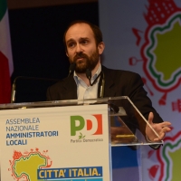 Foto Nicoloro G.   28-29/01/2017   Rimini  Seconda e conclusiva giornata dell' Assemblea nazionale amministratori locali. nella foto il presidente del PD Matteo Orfini.