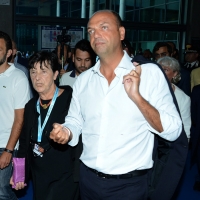 Foto Nicoloro G. 22/08/2016 Rimini Quarta giornata della trentasettesima edizione del Meeting di Rimini che ha per titolo ' Tu sei un bene per me '. Inaugurata dal Capo dello Stato questa manifestazione si svolge per sette giorni tra incontri, dibattiti, mostre. nella foto il ministro Angelino Alfano al suo arrivo al Meeting.