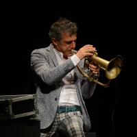 Foto Nicoloro G. 29-06-2017 Milano 18° edizione de ' La Milanesiana ' che quest' anno ha per tema ' Paura e Coraggio '. nella foto il trombettista Paolo Fresu.