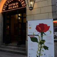 Foto Nicoloro G. 24-06-2018 Milano Edizione 2018 de ' La Milanesiana ' che ha per tema ' Il Dubbio e la Certezza '. nella foto l' ingresso al Piccolo Teatro Grassi sede dell' evento.