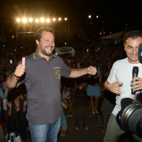 Foto Nicoloro G. 04/08/2018 Cervia ( Ravenna ) Festa della Lega Romagna. nella foto il ministro Matteo Salvini.