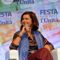01/09/2018 Ravenna Continua la Festa Nazionale de l' Unita'. nella foto l' ex presidente della Camera Laura Boldrini.