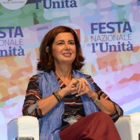 01/09/2018 Ravenna Continua la Festa Nazionale de l' Unita'. nella foto l' ex presidente della Camera Laura Boldrini.