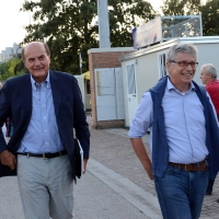 Foto Nicoloro G.   08/09/2018   Ravenna    Festa Nazionale de l' Unita'. nella foto Pier Luigi Bersani, a sinistra, e Vasco Errani.