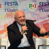 Foto Nicoloro G.   08/09/2018   Ravenna    Festa Nazionale de l' Unita'. nella foto il governatore della Campania Vincenzo De Luca.