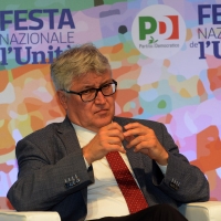 Foto Nicoloro G. 29/08/2018 Ravenna Festa Nazionale dell' Unita'. nella foto il professore Alberto De Toni, rettore dell' Universita' di Udine.