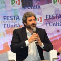 Foto Nicoloro G.   03/09/2018  Ravenna     Festa Nazionale de 
L' Unita'. nella foto il presidente della Camera Roberto Fico.