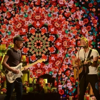 Foto Nicoloro G. 13/11/2016 Milano Trasmissione televisiva su Rai 3 ' Che tempo che fa '. nella foto Jonny Buckland e Chris Martin dei Coldplay.