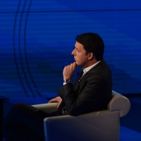 Foto Nicoloro G. 13/11/2016 Milano Trasmissione televisiva su Rai 3 ' Che tempo che fa '. nella foto il premier Matteo Renzi.
