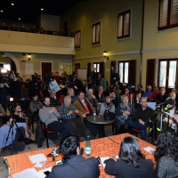 25/02/2017 Ravenna Vasco Errani interviene all' assemblea della sua sezione di riferimento di Ravenna. nella foto Vasco Errani durante il suo intervento.