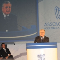 Foto Nicoloro G. 13/06/2011 Milano Assemblea annuale dell’ Assolombarda. nella foto L'intervento di Maurizio Sacconi