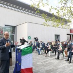 Foto Nicoloro G.   01/10/2020  Conselice ( RA ) Celebrazione del 14° anniversario del Monumento alla Liberta' di Stampa. nella foto Giuseppe Giulietti, presidente FNSI.