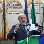 Foto Nicoloro G.   01/10/2020  Conselice ( RA ) Celebrazione del 14° anniversario del Monumento alla Liberta' di Stampa. nella foto Giuseppe Giulietti, presidente FNSI.