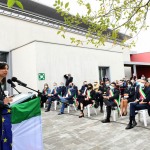 Foto Nicoloro G.   01/10/2020  Conselice ( RA ) Celebrazione del 14° anniversario del Monumento alla Liberta' di Stampa. nella foto Elly Schlein, vicepresidente della regione Emilia-Romagna.