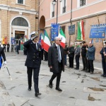 Foto Nicoloro G.   25 Aprile 2024   Ravenna   Celebrazioni per il 79° anniversario della Liberazione. nella foto il direttore marittimo Emilia-Romagna Michele Maltese, a sinistra, e il prefetto Castrese De Rosa.