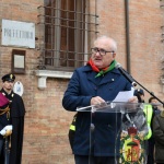 Foto Nicoloro G.   25 Aprile 2024   Ravenna   Celebrazioni per il 79° anniversario della Liberazione. nella foto il presidente ANPI provinciale Renzo Savini.