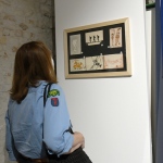 01/09/2022   Ravenna   Per il centenario dello Scautismo a Ravenna allestita una mostra dal titolo ' Sulle tracce degli scout '. nella foto visitatori lungo la mostra.