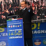 Foto Nicoloro G.   24/01/2020   Ravenna    Chiusura della campagna elettorale per le regionali dell' Emilia-Romagna. nella foto Silvio Berlusconi.