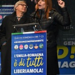 Foto Nicoloro G.   24/01/2020   Ravenna    Chiusura della campagna elettorale per le regionali dell' Emilia-Romagna. nella foto la cxandidata per il centro-destra Lucia Borgonzoni.