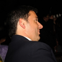 Foto Nicoloro G. 01/02/2013 Firenze Evento di grande importanza, forse unico, che vede insieme in questa campagna elettorale il sindaco di Firenze e il segretario generale del PD. nella foto Matteo Renzi