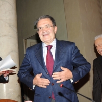Foto Nicoloro G.  08/11/2010 Ravenna  Commemorazione dell' ex presidente della DC Benigno Zaccagnini, morto il 05 novembre 1989, in un dibattito dal titolo " Zaccagnini nel futuro della politica ". nella foto Romano Prodi