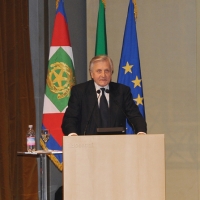 Foto Nicoloro G. 01/02/2011 Milano Commemorazione in Universita' Bocconi della figura dell' ex ministro del Tesoro Tommaso Padoa Schioppa alla presenza del Capo dello Stato. nella foto Jean-Claude Trichet