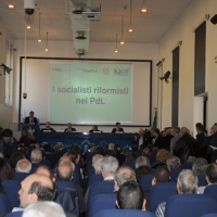 Foto Nicoloro G. 19/11/2011 Milano Convegno al Palazzo delle Stelline dal titolo ” I socialisti riformisti nel PdL “. nella foto La sala del Convegno