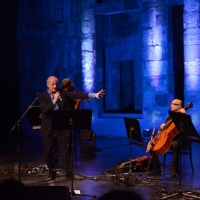 Foto Nicoloro G. 19/06/2013 Milano Edizione 2013 de ” La Milanesiana ” che ha per tema ” Il segreto “. nella foto Peppe Servillo – Solis String Quartet 